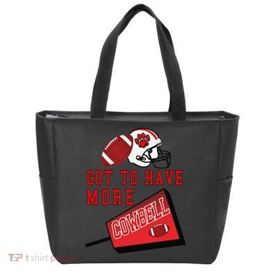 Football Cowbell Tote Bag