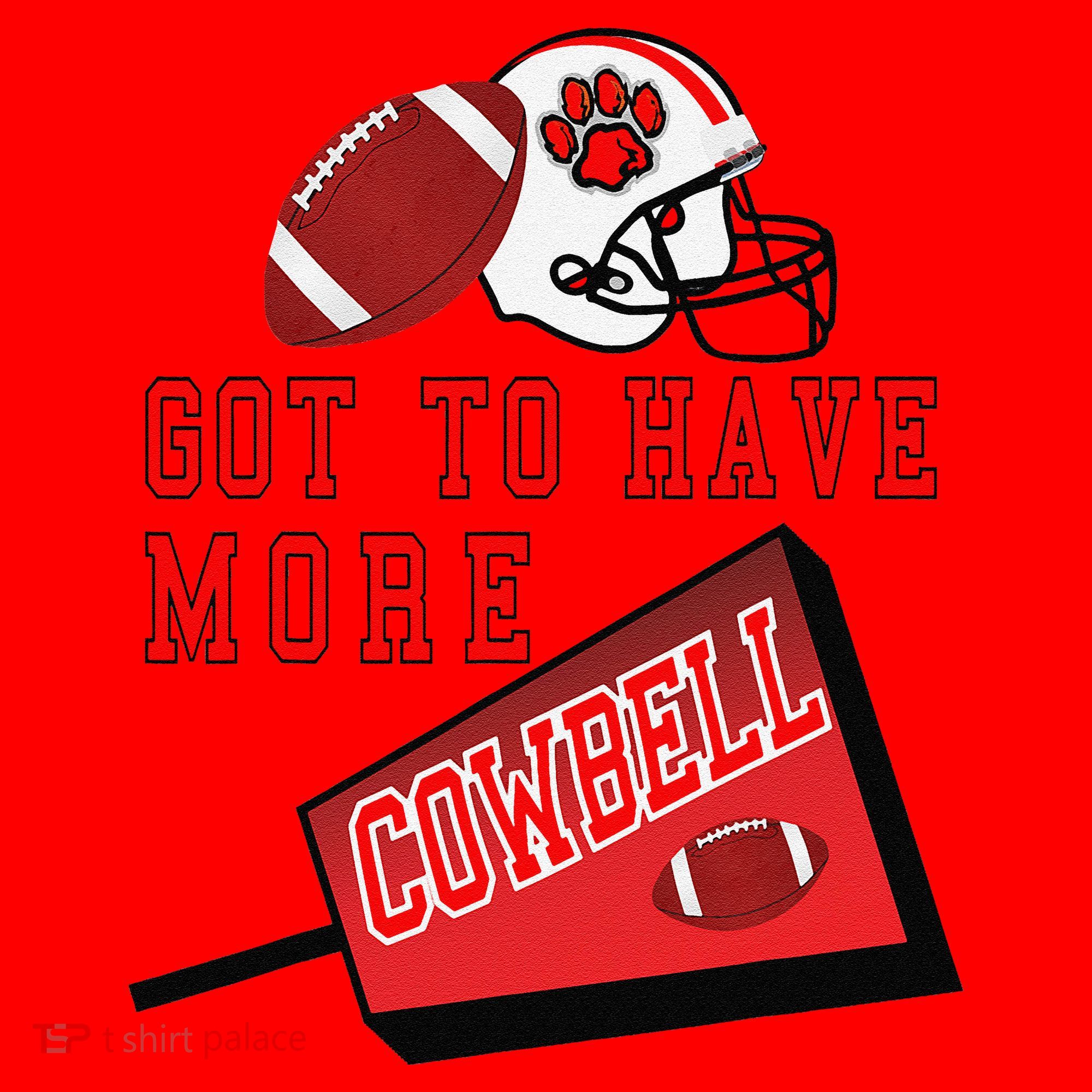 Football Cowbell Santa Hat