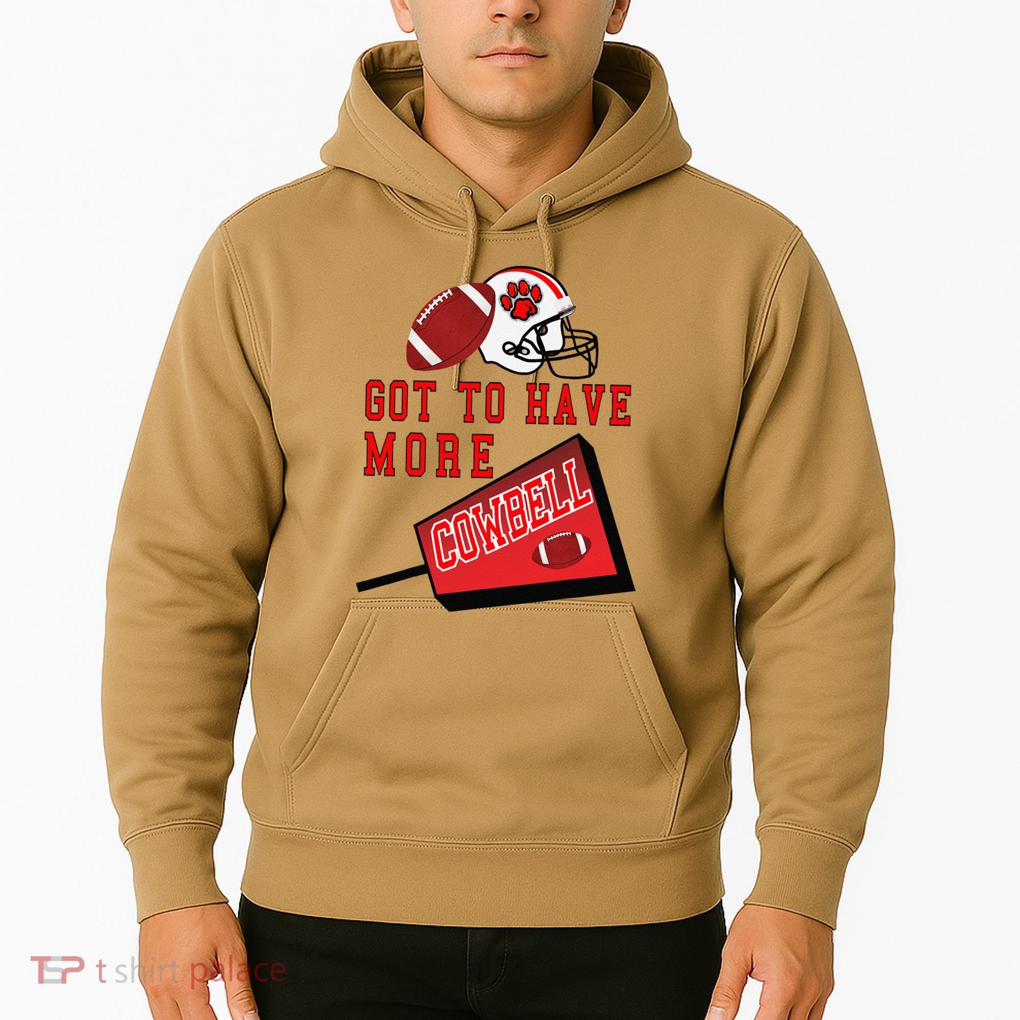 Football Cowbell Hoodie