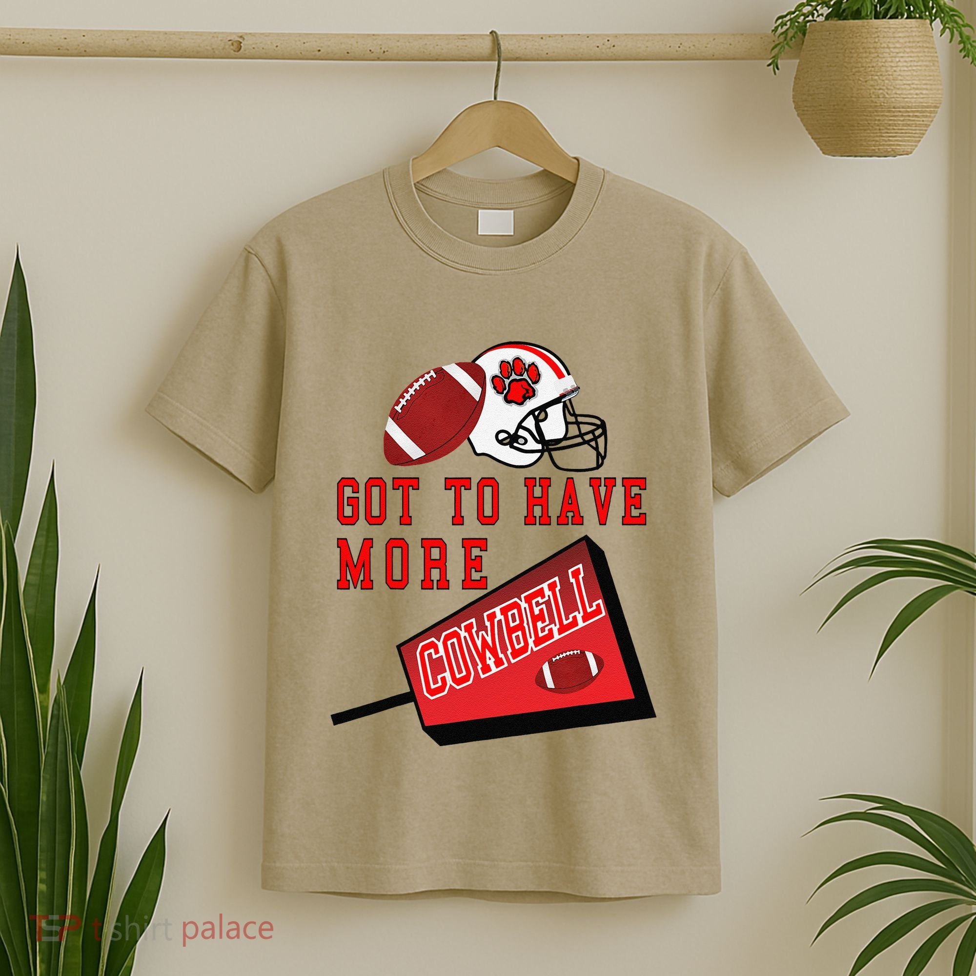 Football Cowbell T-Shirt