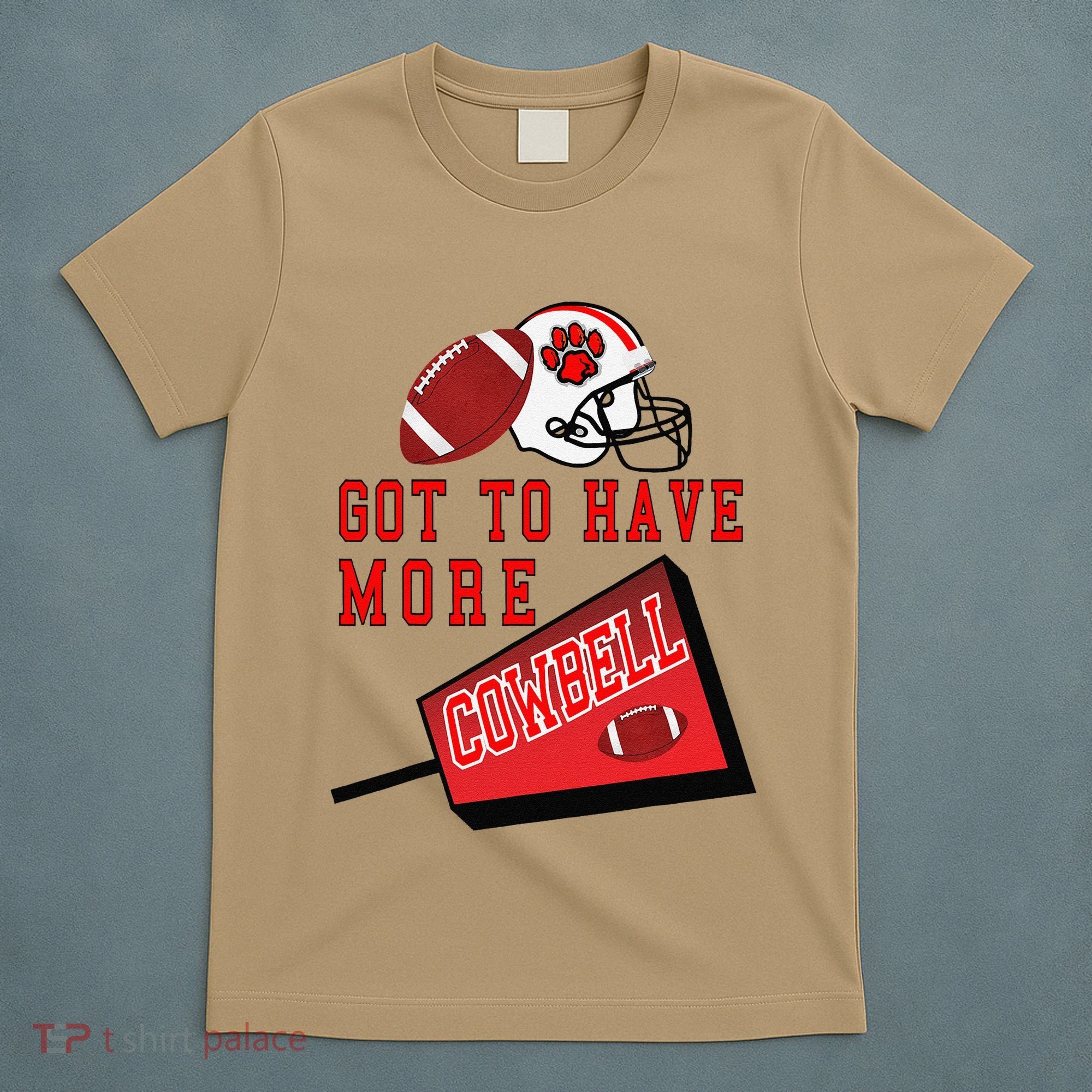 Football Cowbell T-Shirt