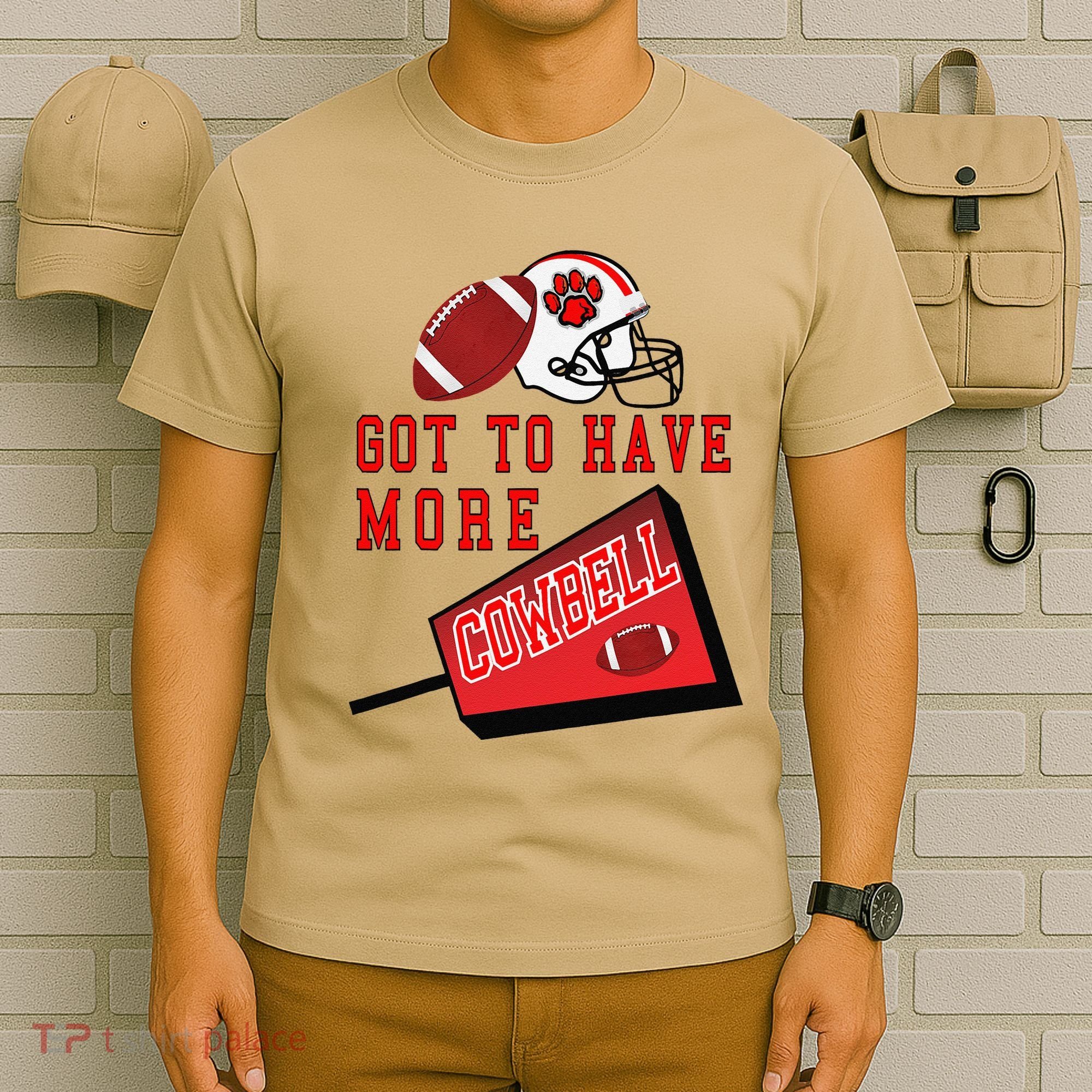 Football Cowbell T-Shirt
