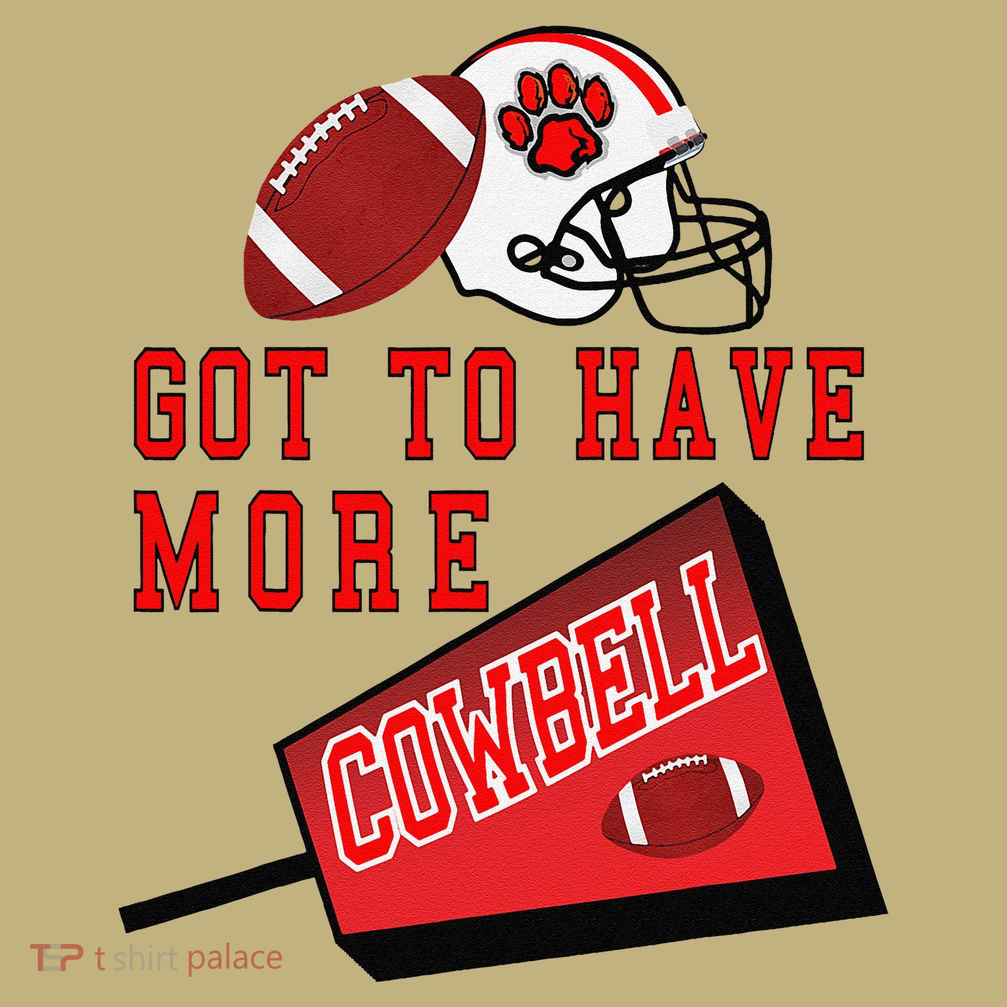 Football Cowbell Polo
