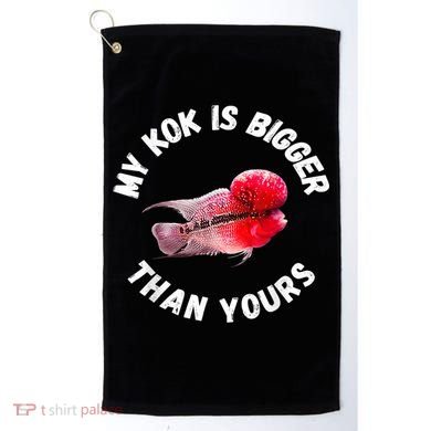 Flowerhorn Cichlid Funny Design Golf Towel