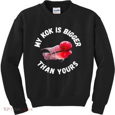 Flowerhorn Cichlid Funny Design Kids Sweatshirt