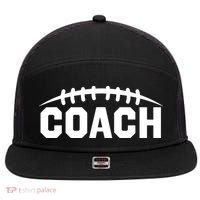 Football Coach 7 Panel Mesh Trucker Snapback Hat thumb 0