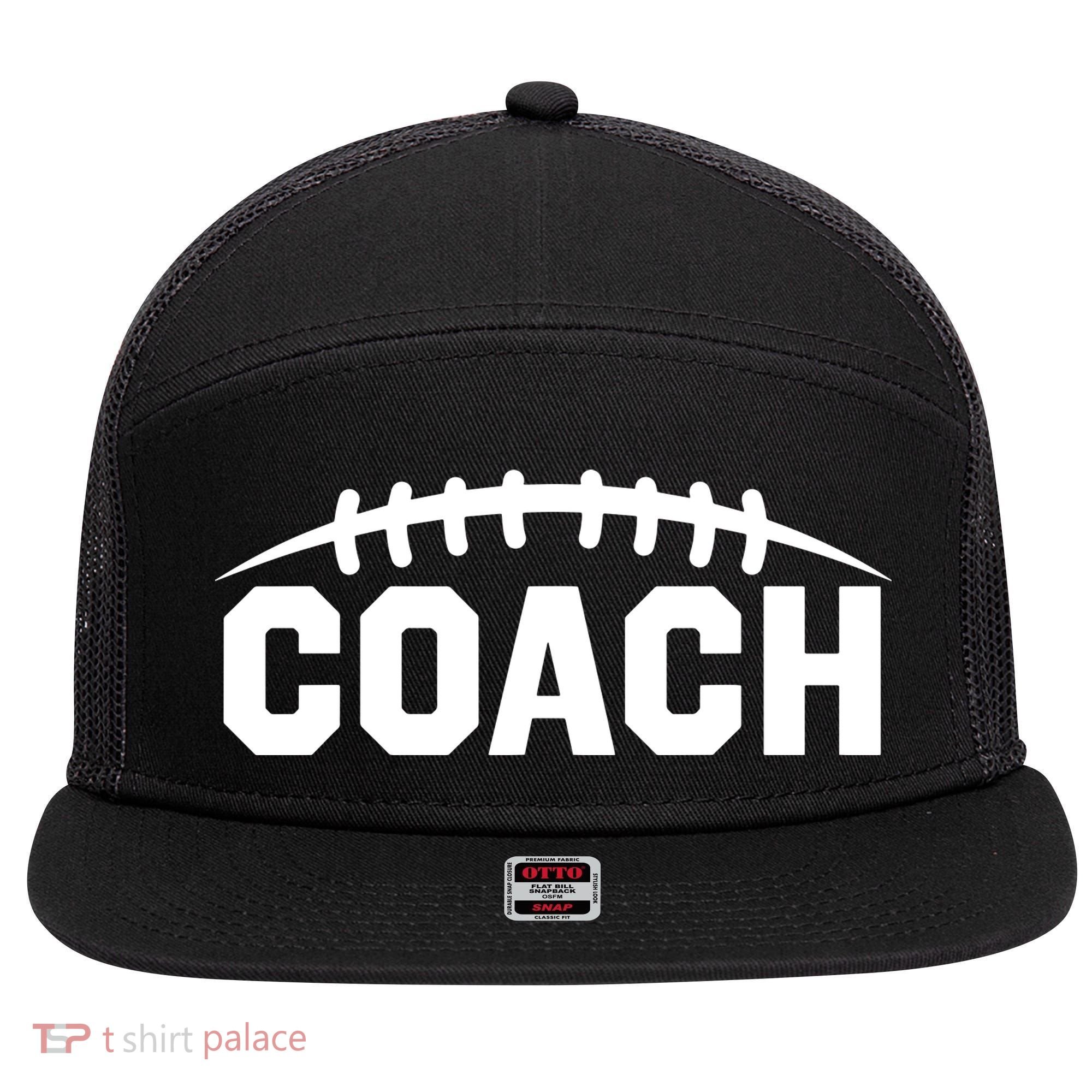 Football Coach 7 Panel Mesh Trucker Snapback Hat