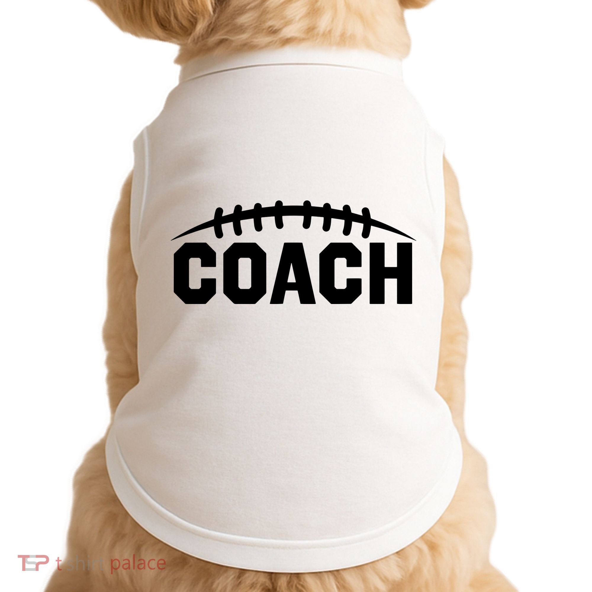 Football Coach Doggie Tank