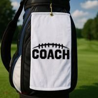 Football Coach Golf Towel thumb 2