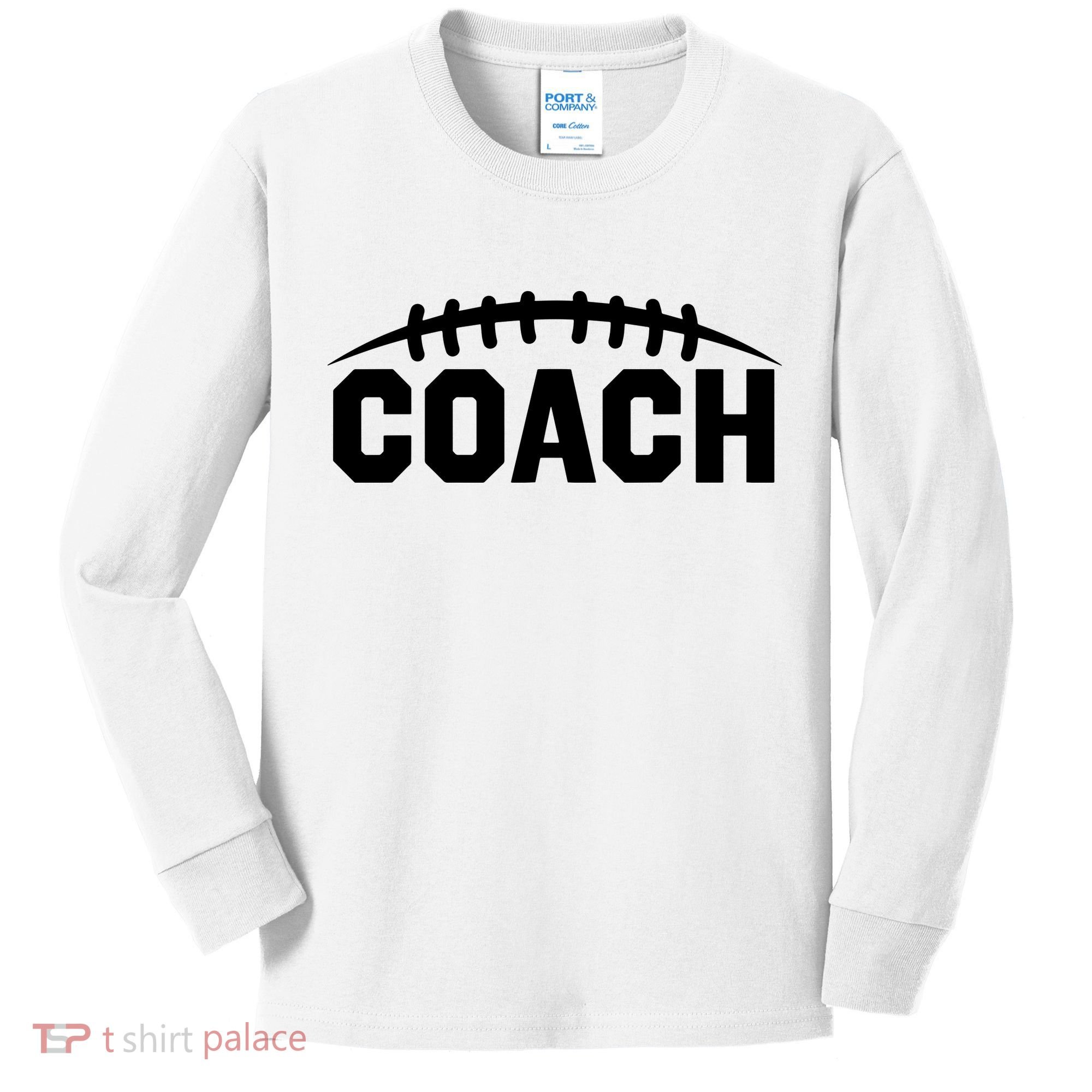 Football Coach Kids Long Sleeve Shirt