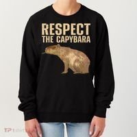 Funny Capybara For Women Cavy Rodent Capybara Lover Women's Sweatshirt thumb 0