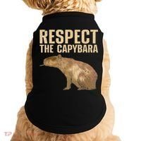 Funny Capybara For Women Cavy Rodent Capybara Lover Doggie Tank thumb 0
