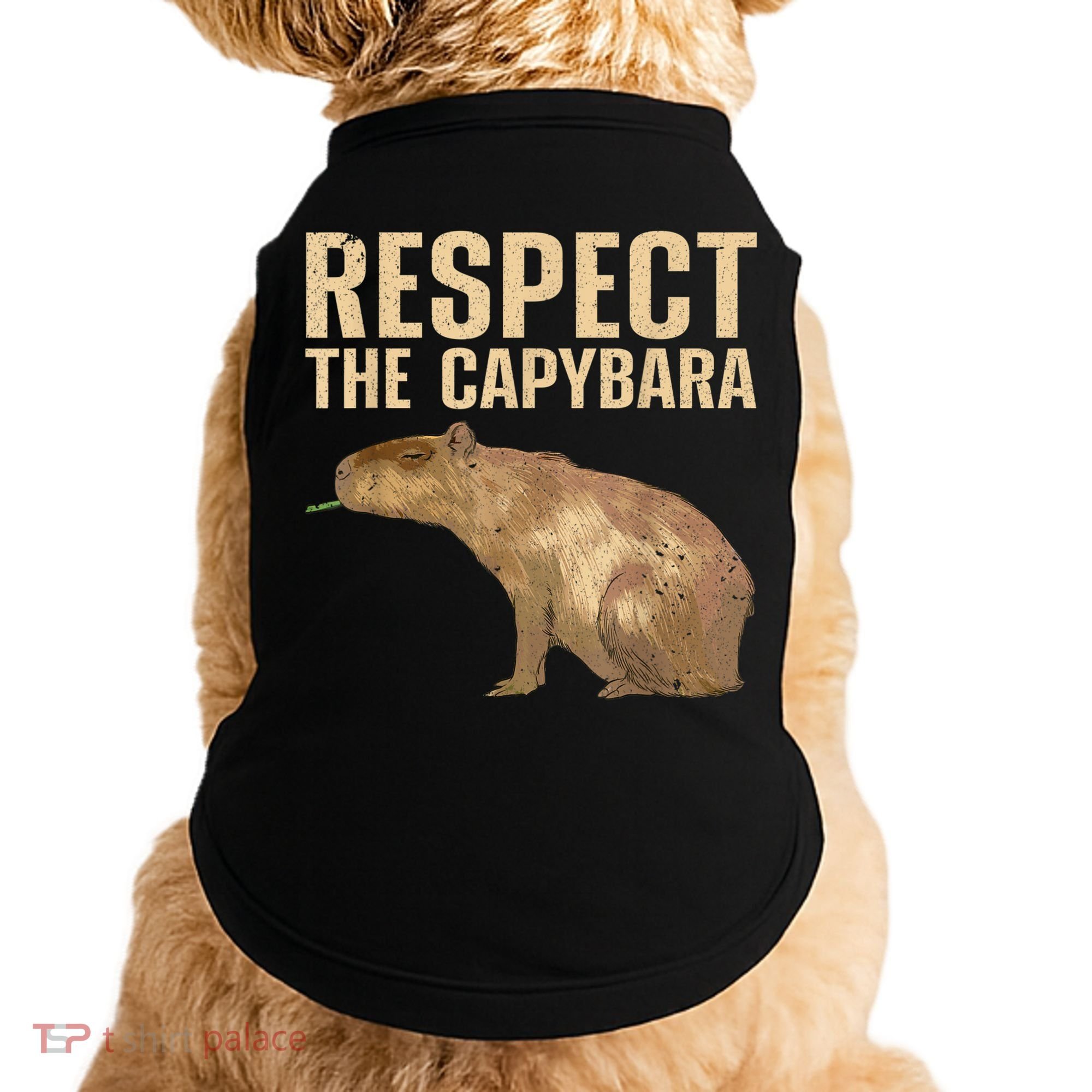 Funny Capybara For Women Cavy Rodent Capybara Lover Doggie Tank
