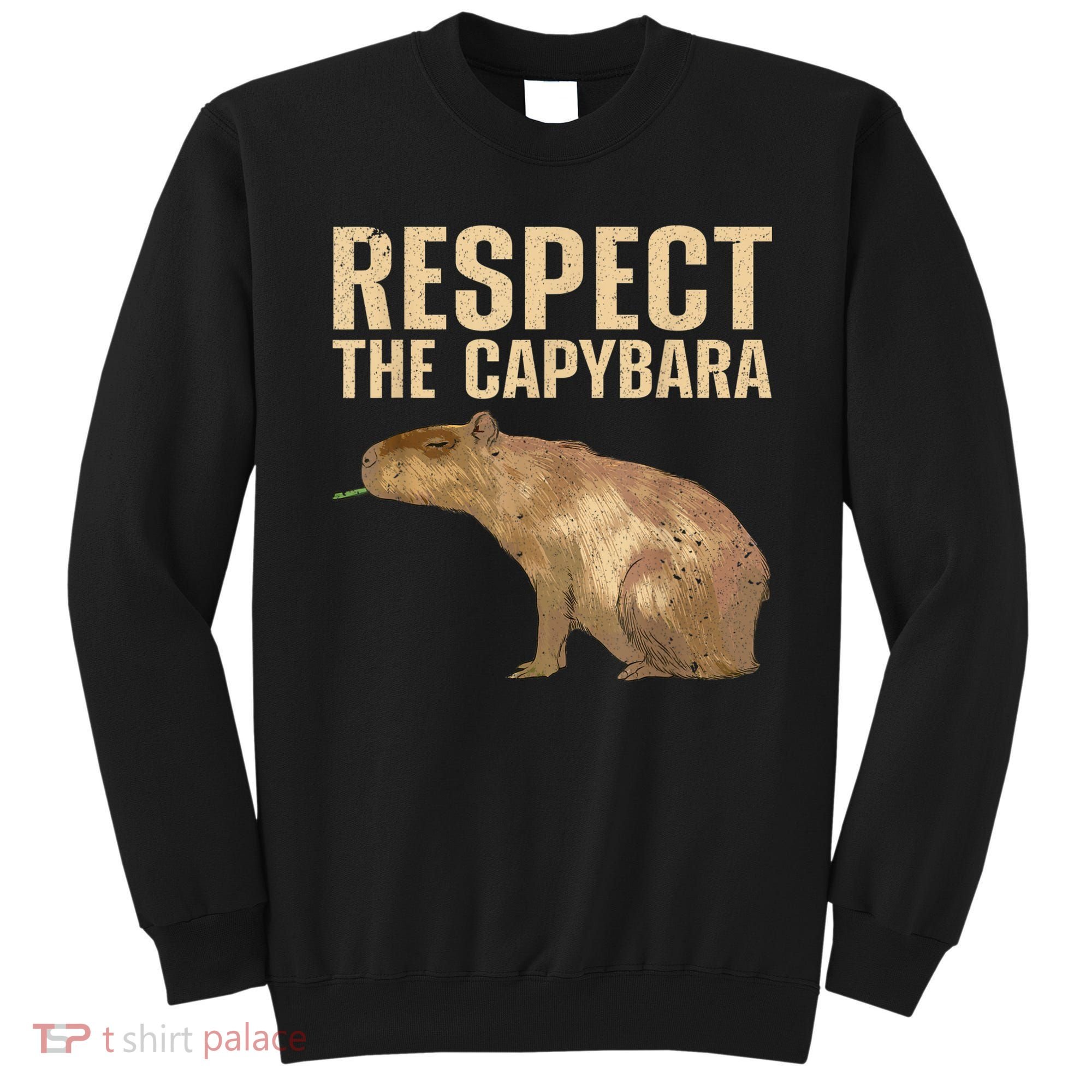 Funny Capybara For Women Cavy Rodent Capybara Lover Sweatshirt
