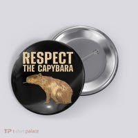 Funny Capybara For Women Cavy Rodent Capybara Lover Button thumb 0