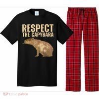 Funny Capybara For Women Cavy Rodent Capybara Lover Pajama Set thumb 0
