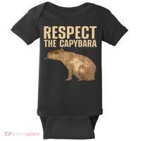 Funny Capybara For Women Cavy Rodent Capybara Lover Baby Bodysuit thumb 0