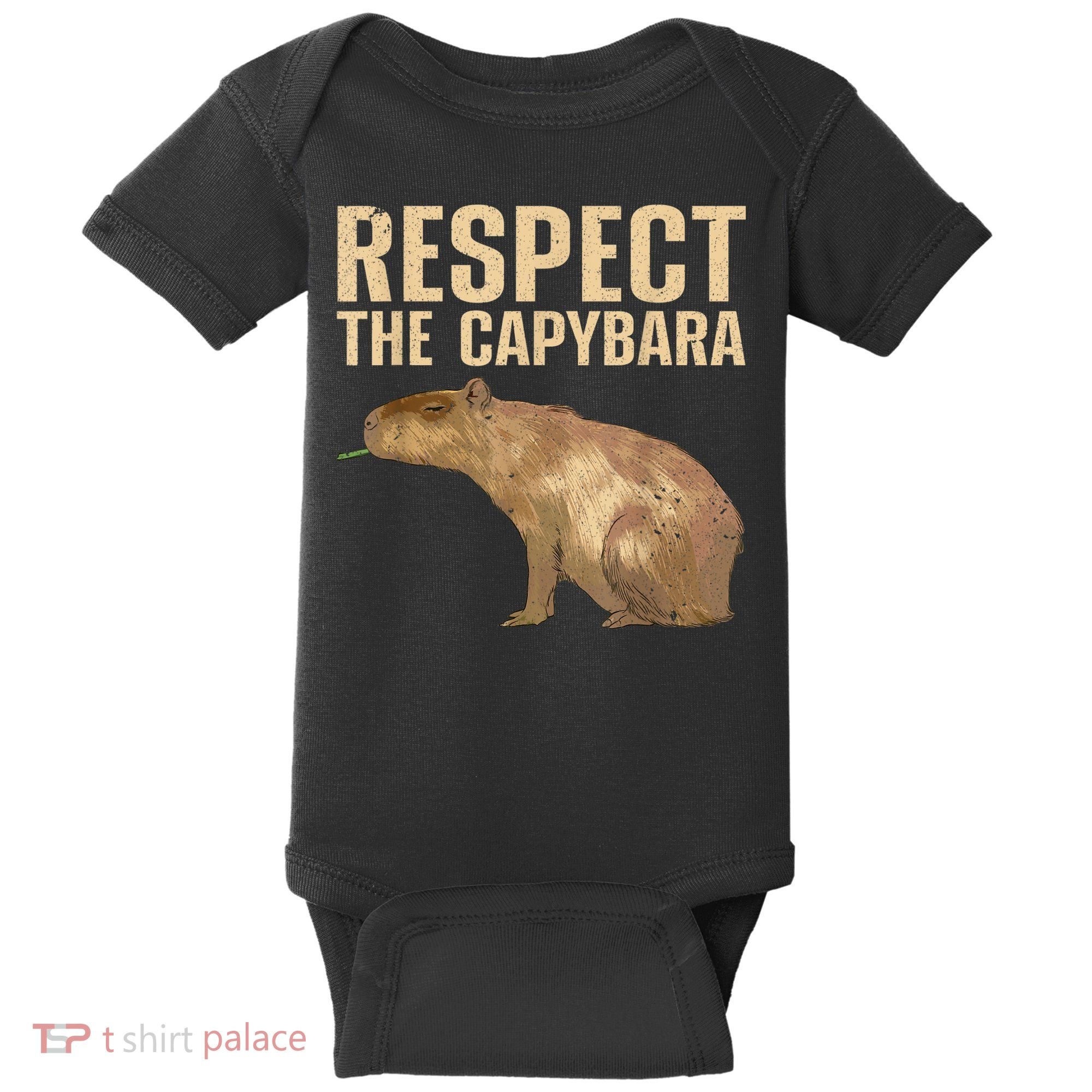 Funny Capybara For Women Cavy Rodent Capybara Lover Baby Bodysuit