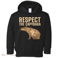 Funny Capybara For Women Cavy Rodent Capybara Lover Toddler Hoodie thumb 0