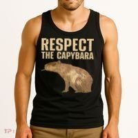 Funny Capybara For Women Cavy Rodent Capybara Lover Tank Top thumb 3