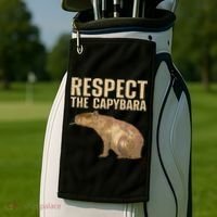 Funny Capybara For Women Cavy Rodent Capybara Lover Golf Towel thumb 2