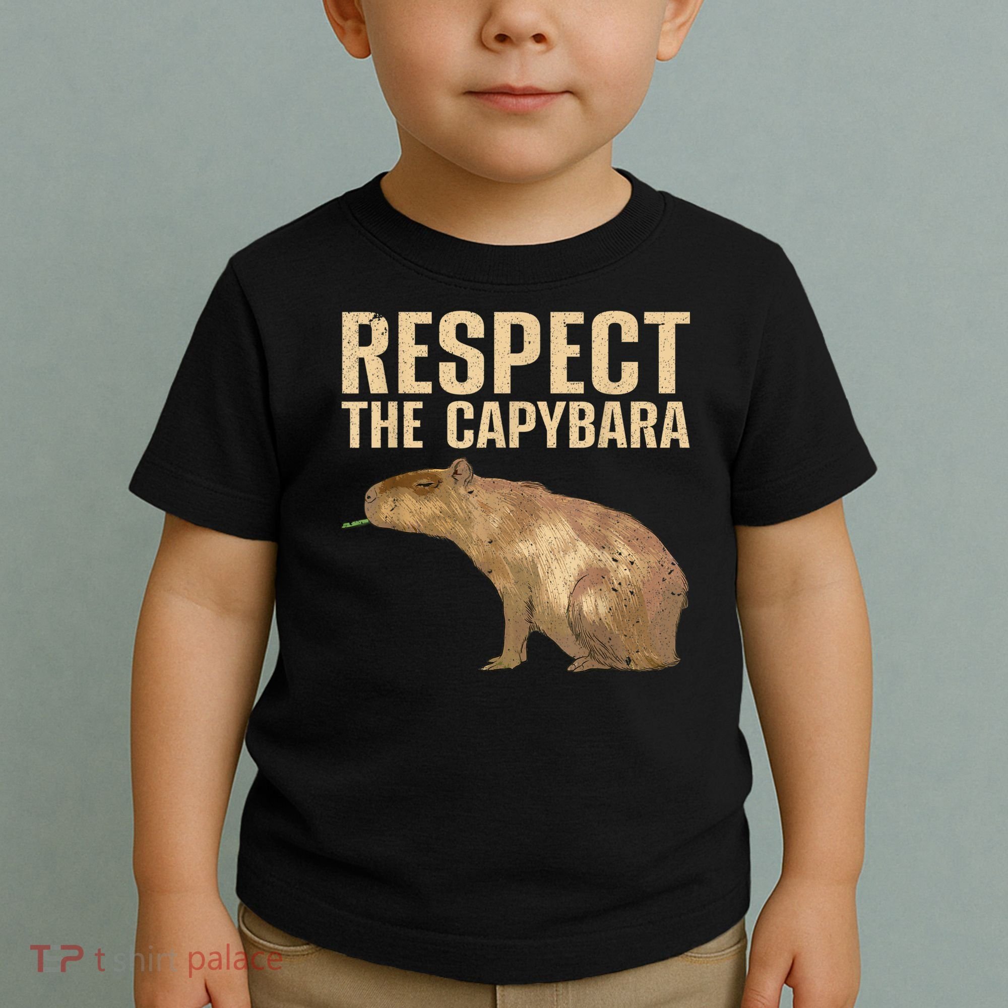 Funny Capybara For Women Cavy Rodent Capybara Lover Toddler T-Shirt
