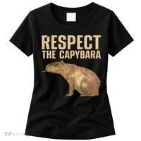 Funny Capybara For Women Cavy Rodent Capybara Lover Women's T-Shirt thumb 0