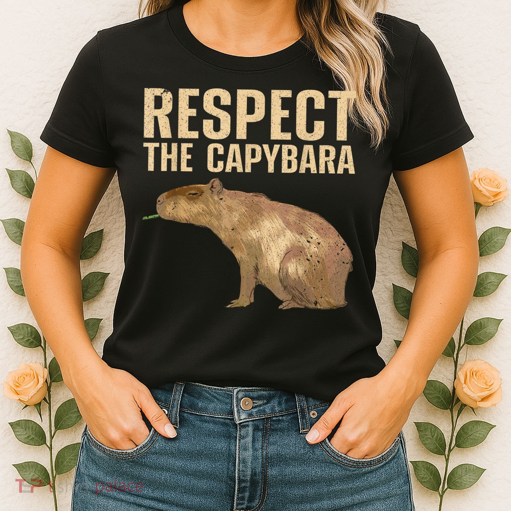 Funny Capybara For Women Cavy Rodent Capybara Lover Women's T-Shirt
