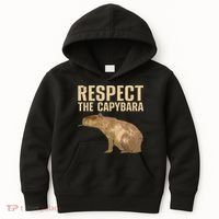 Funny Capybara For Women Cavy Rodent Capybara Lover Kids Hoodie thumb 0