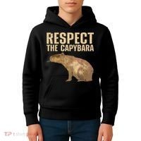 Funny Capybara For Women Cavy Rodent Capybara Lover Kids Hoodie thumb 4