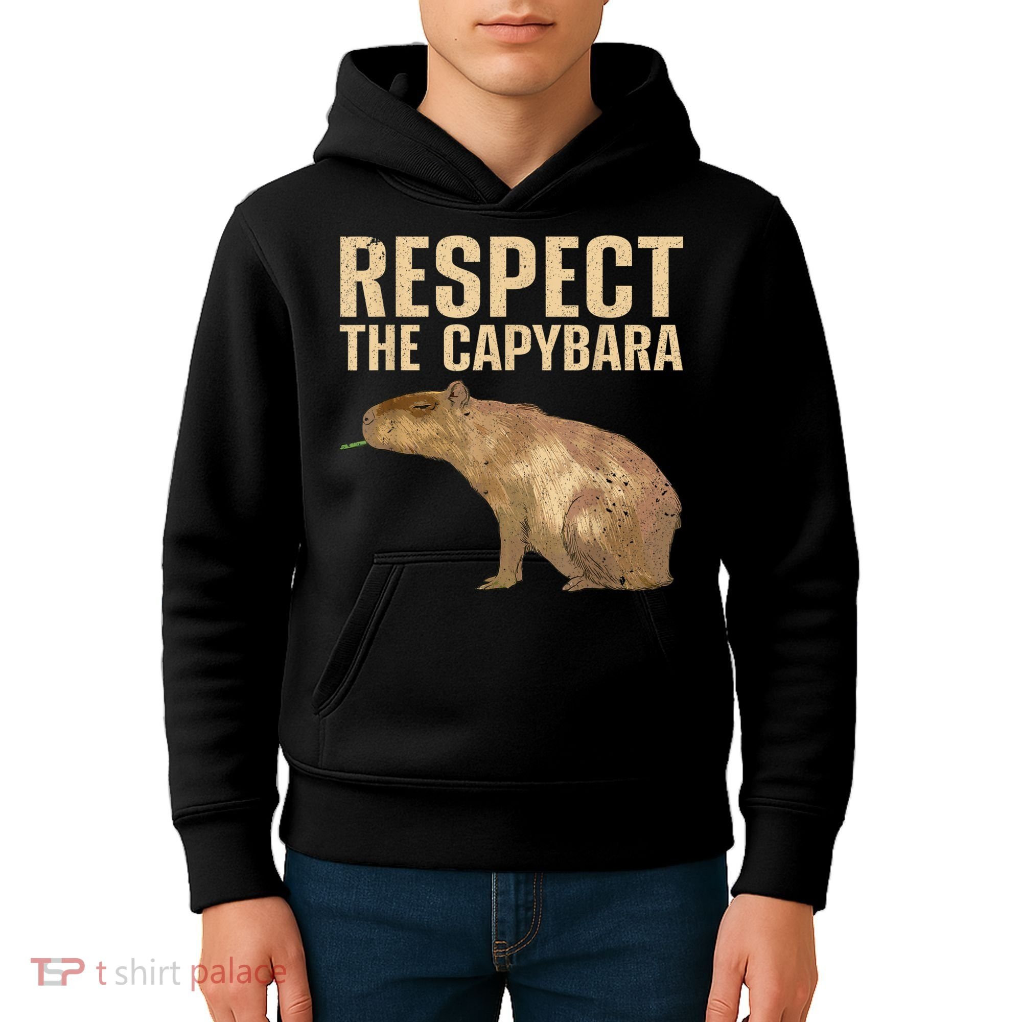 Funny Capybara For Women Cavy Rodent Capybara Lover Kids Hoodie
