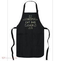 Feline Cat Father Kitty Dad Fathers Day Meow Apron thumb 0