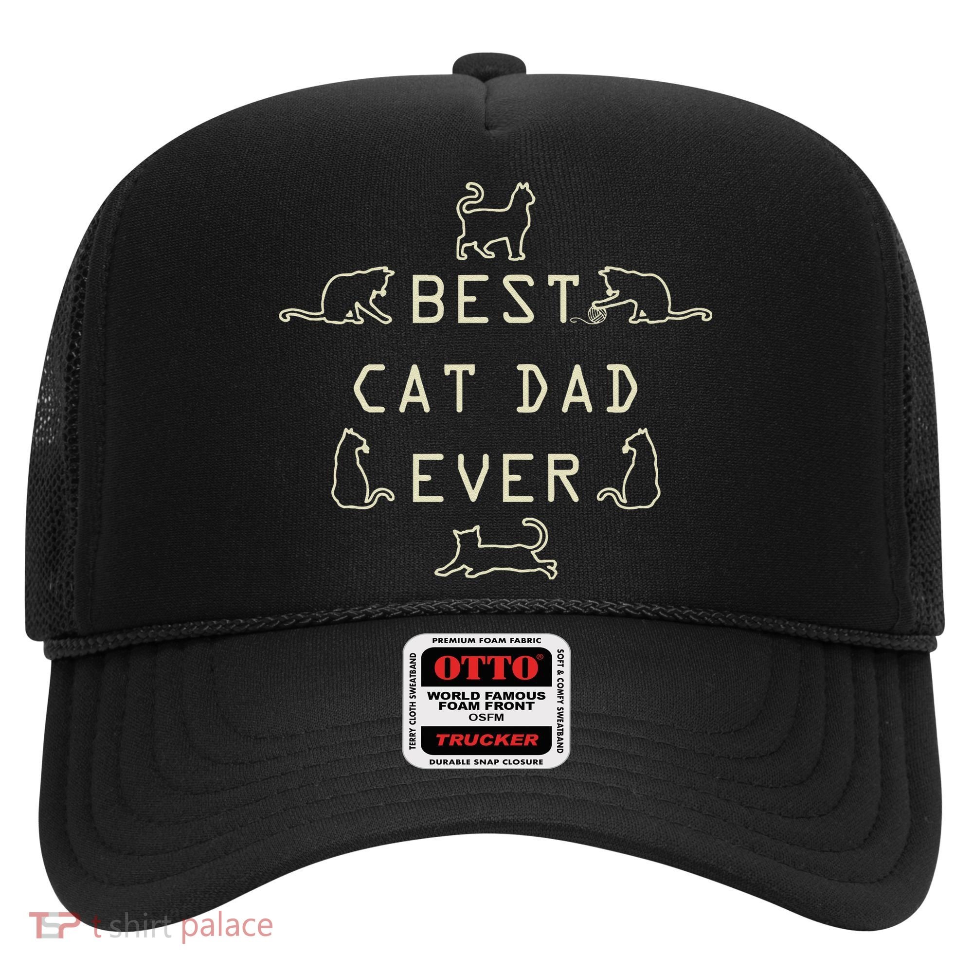 Feline Cat Father Kitty Dad Fathers Day Meow Hat
