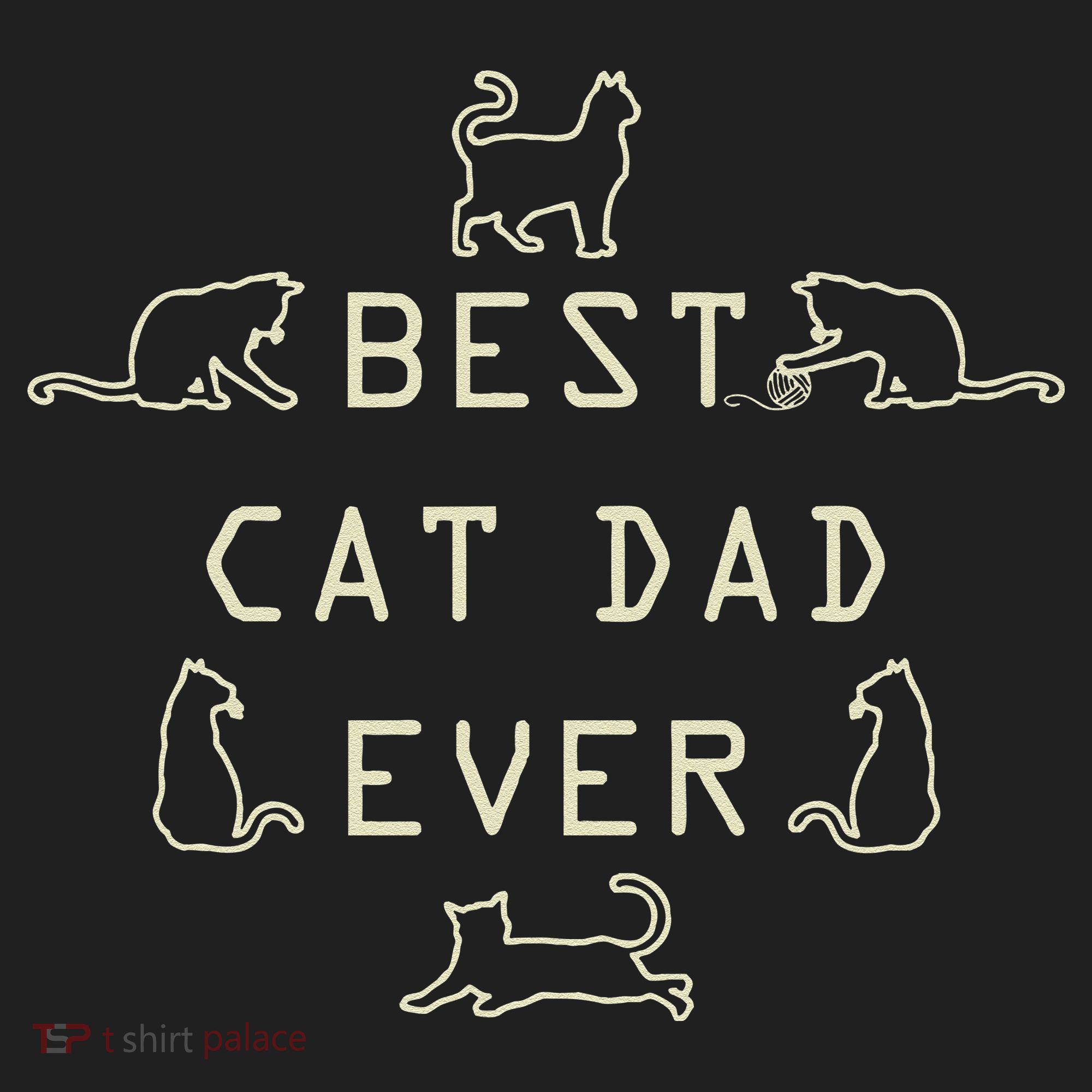 Feline Cat Father Kitty Dad Fathers Day Meow Golf Towel
