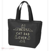 Feline Cat Father Kitty Dad Fathers Day Meow Tote Bag thumb 3