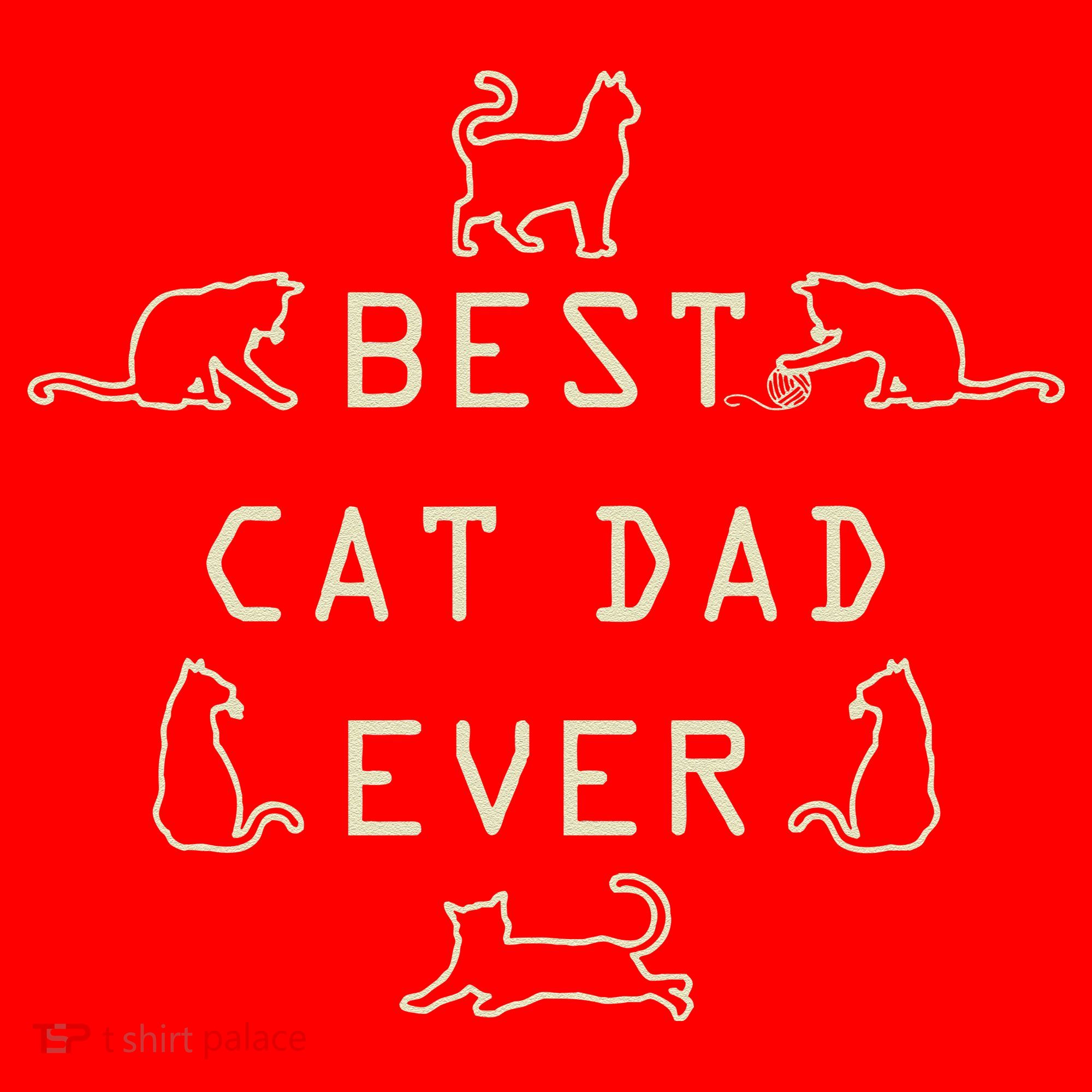Feline Cat Father Kitty Dad Fathers Day Meow Santa Hat