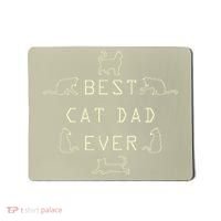 Feline Cat Father Kitty Dad Fathers Day Meow Mousepad thumb 0