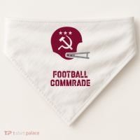 Football Commrade USA-Made Doggie Bandana thumb 0