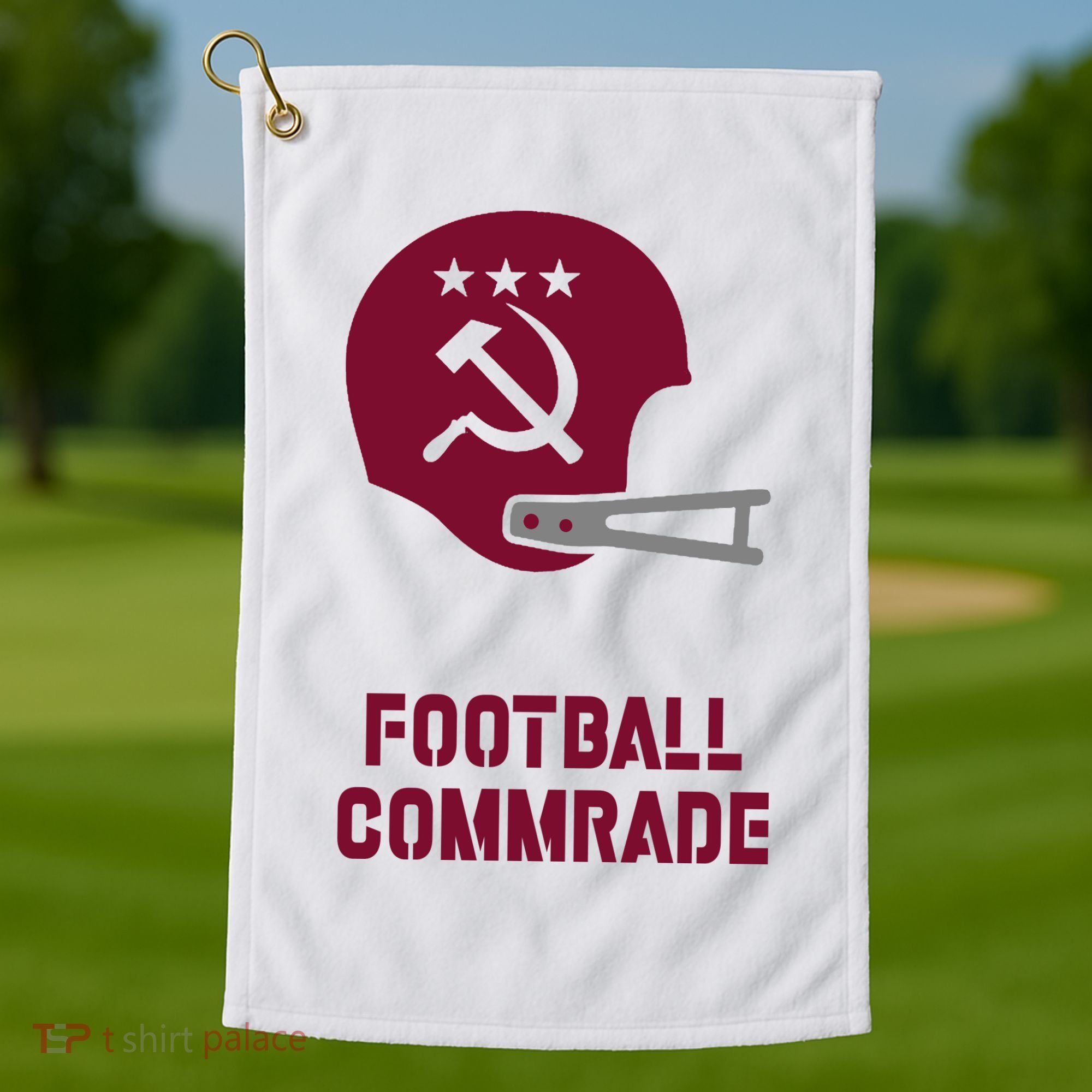 Football Commrade Golf Towel