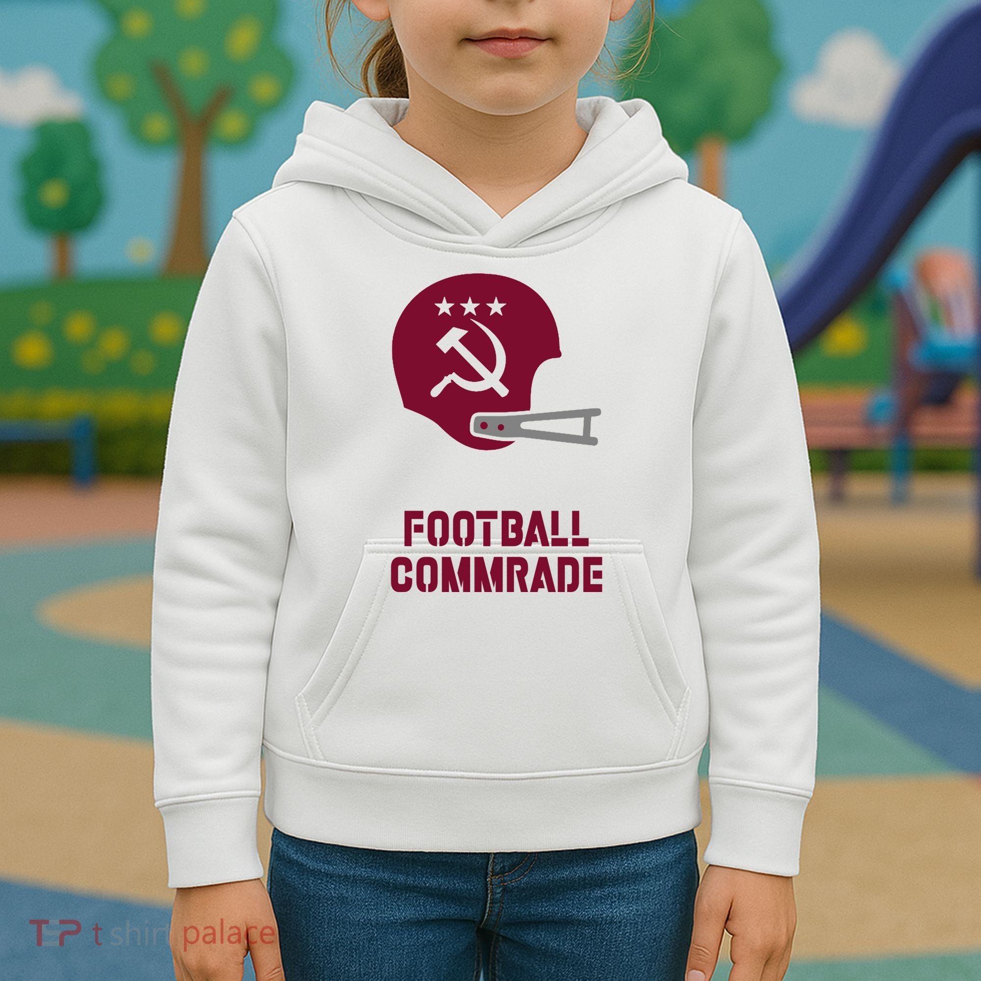 Football Commrade Kids Hoodie