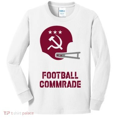 Football Commrade Kids Long Sleeve Shirt