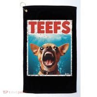 Funny Chihuahua Fs Top, Th Chi Jowls Paws Dog Mom Dad Golf Towel thumb 0