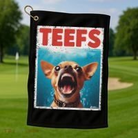 Funny Chihuahua Fs Top, Th Chi Jowls Paws Dog Mom Dad Golf Towel thumb 1