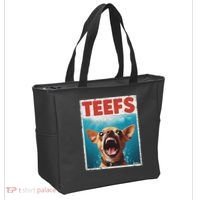 Funny Chihuahua Fs Top, Th Chi Jowls Paws Dog Mom Dad Tote Bag thumb 2