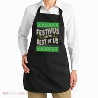 Funny Christmas Festivus For The Rest Of Us Apron thumb 2