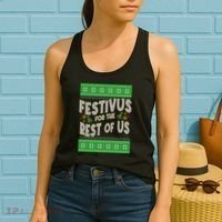 Funny Christmas Festivus For The Rest Of Us Women's Tank Top thumb 2