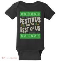 Funny Christmas Festivus For The Rest Of Us Baby Bodysuit thumb 0