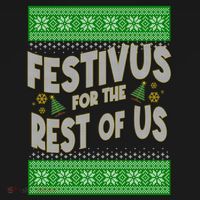 Funny Christmas Festivus For The Rest Of Us Baby Bodysuit thumb 2