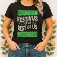 Funny Christmas Festivus For The Rest Of Us Women's T-Shirt thumb 2