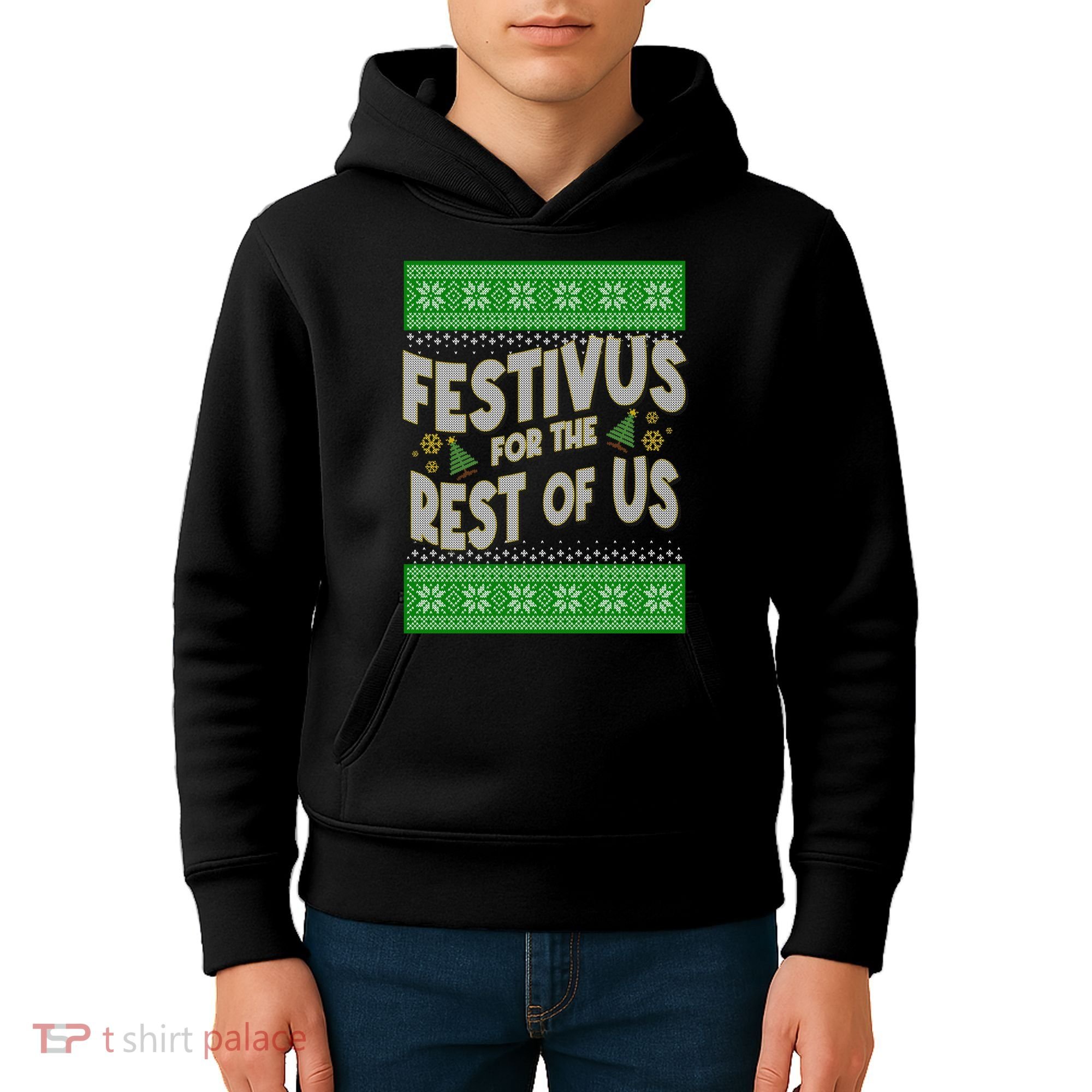 Funny Christmas Festivus For The Rest Of Us Kids Hoodie